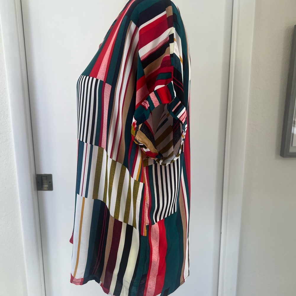 Shein Multi Colored Blouse - Picture 4 of 4